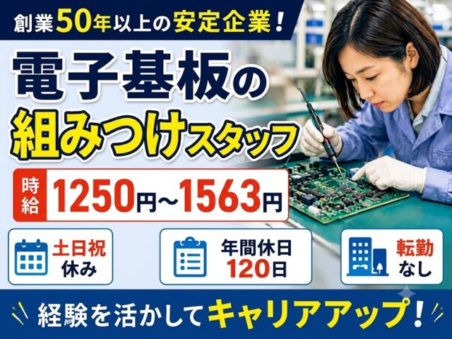 セキアオイテクノ　はんだ付け